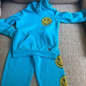 Kids Aviator Nation size 10 pants and size 8 sweatshirt